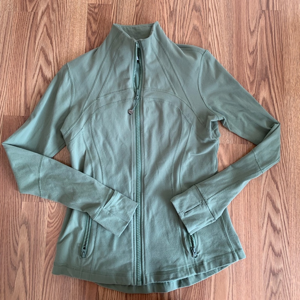Sage green lululemon define jacket